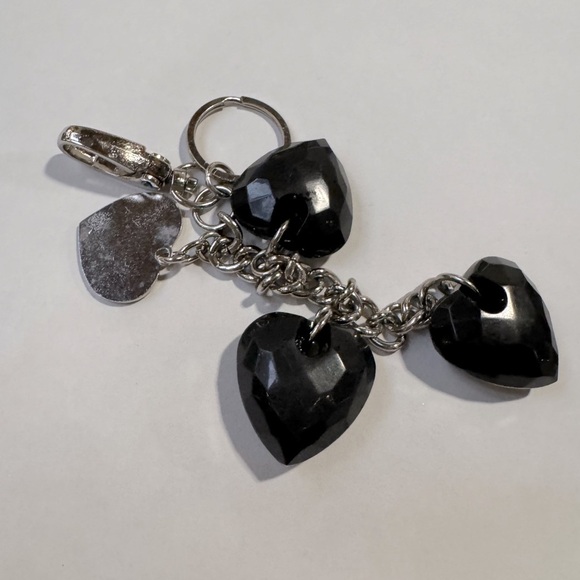 Black Heart Kathy Van Zeeland Keychain - Picture 2 of 2